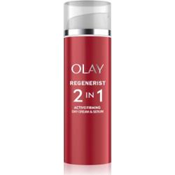 Olay Regenerist 2 in 1 Day Cream & Serum ujędrniający krem na dzień i serum przeciw zmarszczkom 2w1 50 ml