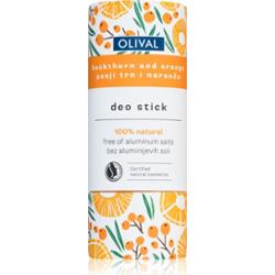 Olival Natural Buckthorn and Orange dezodorant w sztyfcie bez dodatku soli aluminium 40 g