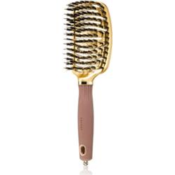 Olivia Garden NanoThermic Ceramic + Ion Flex Collection szczotka do włosów z nylonowymi włóknami i włosiem dzika 1 szt.