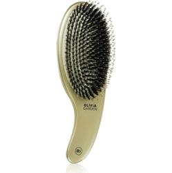Olivia Garden Expert CURVE Board&Nylon Gold szczotka do włosów z nylonowymi włóknami i włosiem dzika 1 szt.