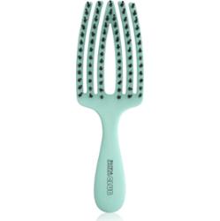 Olivia Garden Club The Nomad Detangling&Shine Fingerbrush​ płaska szczotka do włosów Mint 1 szt.