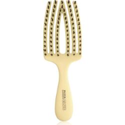 Olivia Garden Club The Nomad Detangling&Shine Fingerbrush​ płaska szczotka do włosów Yellow 1 szt.