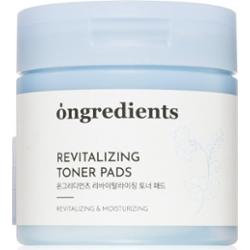 Ongredients Revitalizing Toner Pads tonizujące płatki do twarzy o działaniu uspokajającym 60 szt.
