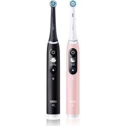 Oral-B iO6 elektryczna szczoteczka do zębów DUO Black & Pink Sand 2 szt.