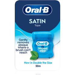 Oral-B Satin Tape Waxed Mint nić dentystyczna mięta 50 m