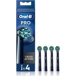 Oral-B PRO Cross Action końcówki wymienne do szczoteczki do zębów Black 4 szt.