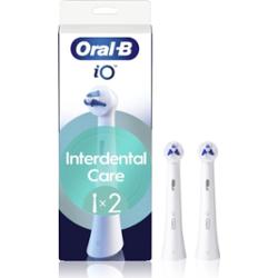 Oral B iO Interdental Clean zapasowe głowice do czyszczenia aparatów ortodontycznych i implantów 2 szt.