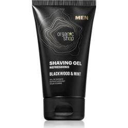 Organic Shop Men Blackwood & Mint żel do golenia o działaniu odświeżającym 150 ml