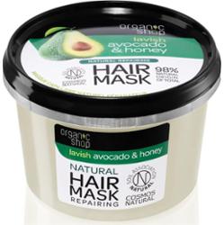 Organic Shop Natural Avocado & Honey regenerująca maska do włosów 250 ml