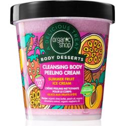 Organic Shop Body Desserts Summer Fruit Ice Cream krem oczyszczająco-peelingujący 450 ml