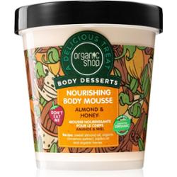 Organic Shop Body Desserts Almond & Honey pianka do ciała odżywienie i nawilżenie 450 ml