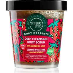 Organic Shop Body Desserts Strawberry Jam peeling głęboko oczyszczający do ciała 450 ml