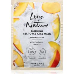 Oriflame Love Nature Gel To Ice Organic Mango rozjaśniająca maseczka do twarzy 10 ml