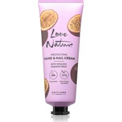 Oriflame Love Nature Organic Passion Fruit ochronny krem do rąk 75 ml