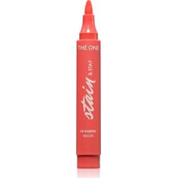 Oriflame The One Stain & Stay szminka trwała w markerze odcień Melon 2.5 g