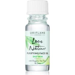 Oriflame Love Nature Organic Tea Tree & Lime olejek oczyszczający do skóry z problemami 10 ml