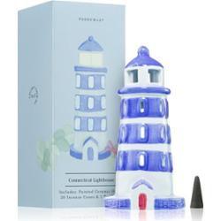 Paddywax Painted Ceramic House Connecticut Lighthouse zestaw upominkowy