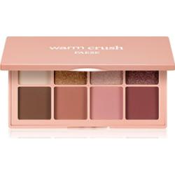 PAESE - Eyeshadow Palette Warm Crush, 11 g - uniwersalna paleta 8 cieni do powiek w ciepłej tonacji
