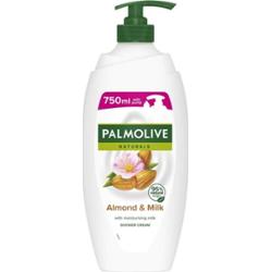 Palmolive Naturals Almond kremowy żel pod prysznic z olejkiem migdałowym z pompką 750 ml