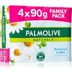 Palmolive Naturals Chamomile mydło w kostce z rumiankiem 4x90 g