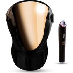PALSAR7 Exclusive Set Professional LED Mask & Galvanic Iron zestaw w korzystnej cenie Black/Gold