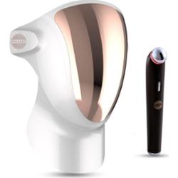 PALSAR7 Exclusive Set Professional LED Mask & Galvanic Iron zestaw w korzystnej cenie White/Gold