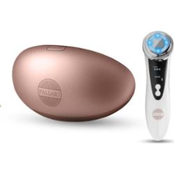 PALSAR7 Exclusive Set LED Lip Mask & Galvanic Iron zestaw w korzystnej cenie Rose Gold