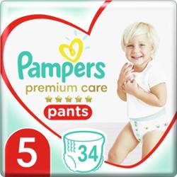 Pampers Premium Care Pants Size 5 jednorazowe pieluchomajtki 11-17 kg 34 szt.