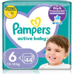 Pampers Active Baby Size 6 pieluchy jednorazowe 13-18 kg 44 szt.