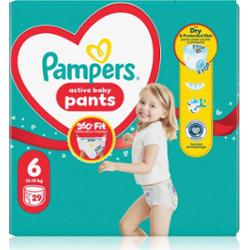 Pampers Active Baby Pants Size 6 jednorazowe pieluchomajtki 13-19 kg 29 szt.