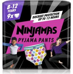 Pampers Ninjamas Pyjama Pants pieluchomajtki piżamowe 27-43 kg Hearts 9 szt.