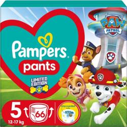 Pampers Pants Paw Patrol Size 5 jednorazowe pieluchomajtki 11-17 kg 66 szt.