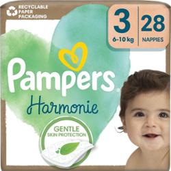 Pampers Harmonie Size 3 pieluchy jednorazowe 6-10 kg 28 szt.
