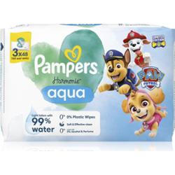 Pampers Harmonie Aqua Paw Patrol nawilżane chusteczki oczyszczające dla dzieci 144 szt.