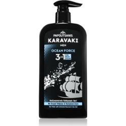 PAPOUTSANIS Karavaki Ocean Force oczyszczający żel 3w1 550 ml