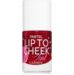 Pastel Lip To Cheek Tint róż w płynie do ust i policzków odcień 01 Carmen 9,6 ml