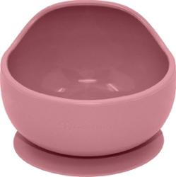 Petite&Mars Take&Match Silicone Bowl miska z przyssawką Dusty Rose 6 m+ 360 ml