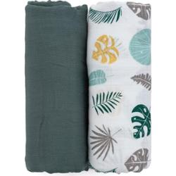 Petite&Mars Misty pieluchy wielorazowe Misty Green 120 x 120 cm 2 szt.