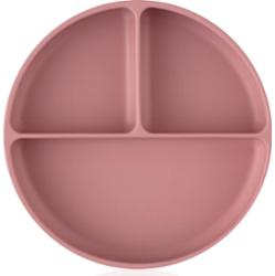 Petite&Mars Take&Match 6m+ talerz dzielony okrągły Dusty Rose 1 szt.