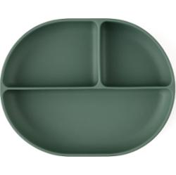 Petite&Mars Take&Match 6m+ talerz dzielony z przyssawką Misty Green 1 szt.