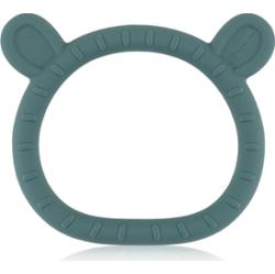 Petite&Mars Silicone teether Teddy gryzak dla dzieci od urodzenia Misty Green 1 szt.