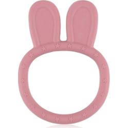 Petite&Mars Silicone teether Bunny 0m+ gryzak Dusty Rose 1 szt.
