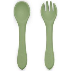 Petite&Mars Take&Match Silicone Cutlery sztućce Sweet Pea 6m+ 2 szt.