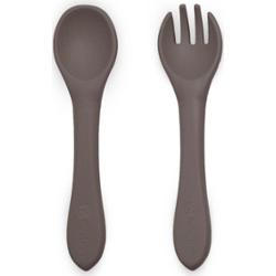 Petite&Mars Take&Match Silicone Cutlery sztućce Bitter Cocoa 6m+ 2 szt.