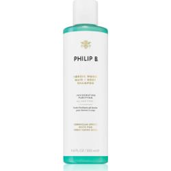 Philip B. White Label Nordic Wood szampon oczyszczający do ciała i włosów 350 ml