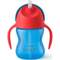 Philips Avent Bendy Straw SCF796/01 9m+ kubek z elastyczną słomką Blue 200 ml