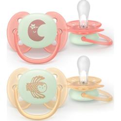 Philips Avent Ultrasoft Night SCF094/02 0-6m smoczek Neutral 2 szt.