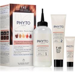 Phyto Color farba do włosów bez amoniaku odcień 7.43 Copper Golden Blonde 1 szt.