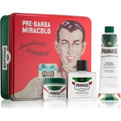 Zielony zestaw do golenia Proraso - klasyczny zestaw upominkowy do golenia - 350 ml