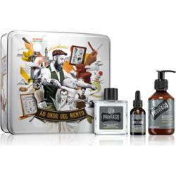 Proraso Cypress And Vetiver zestaw podarunkowy Metal Box Beard Care 200 ml + 100 ml + 30 ml